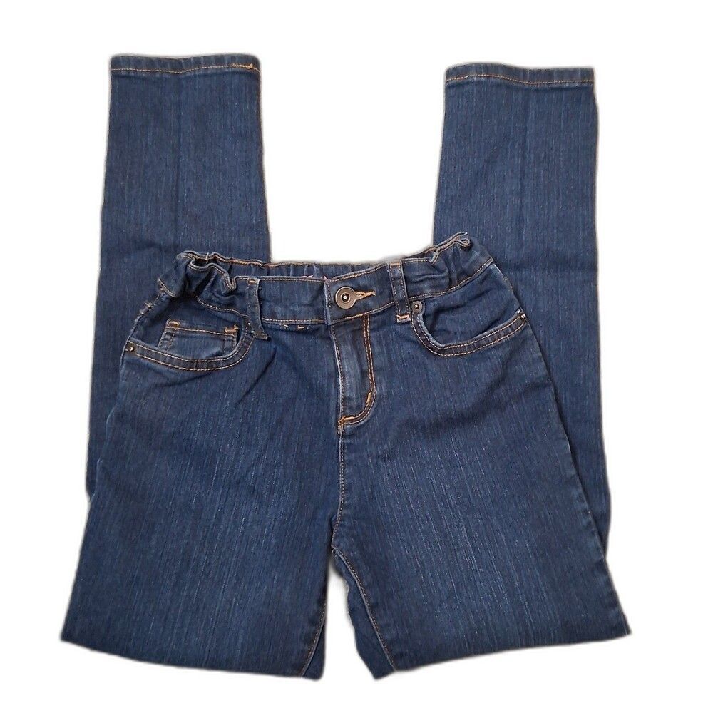 The Children’s Place Blue Denim Super Skinny Jeans Size 8 Adjustable Waist